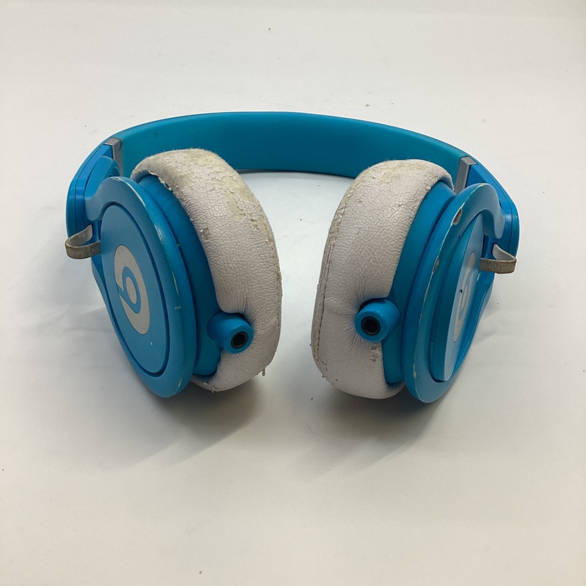 Beats Mixr Mixer Headphones Blue Without Audio Cable (Untested) AS-I (GO1039247)