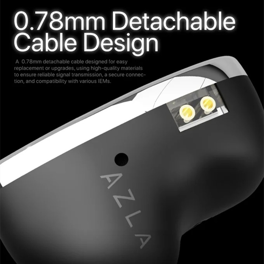 TANGZU x AZLA Noirblanc 1DD+3BA 3.5mm /4.4mm In-Ear Headphone