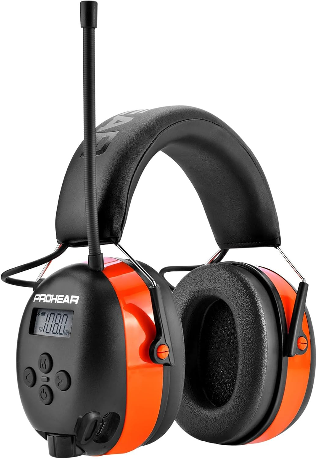 Bluetooth Hearing Protection AM FM Radio Ear Muffs Noise Reduction 31dB