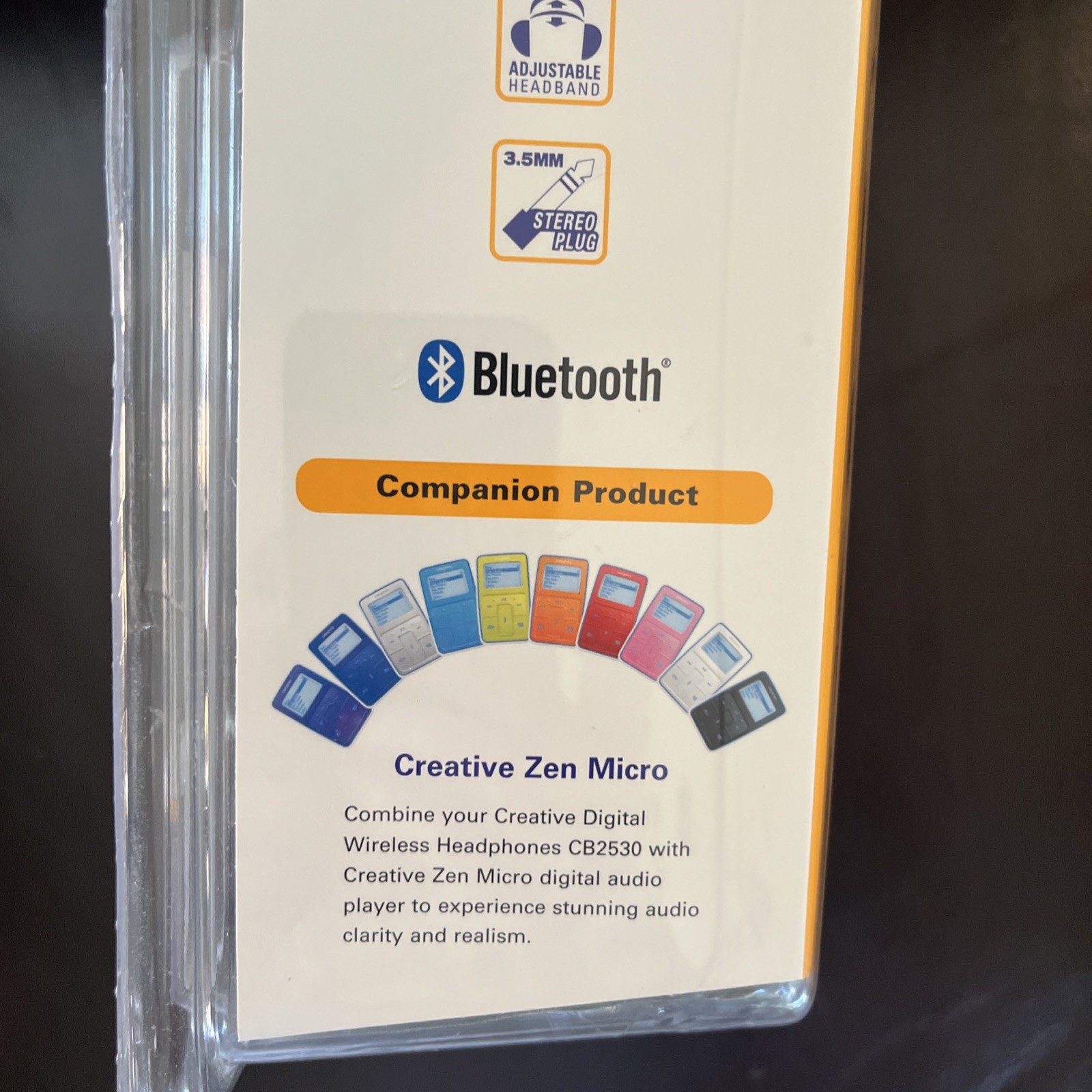 Creative Digital Wireless Headphones with Bluetooth CB2530 New In Package Sealed