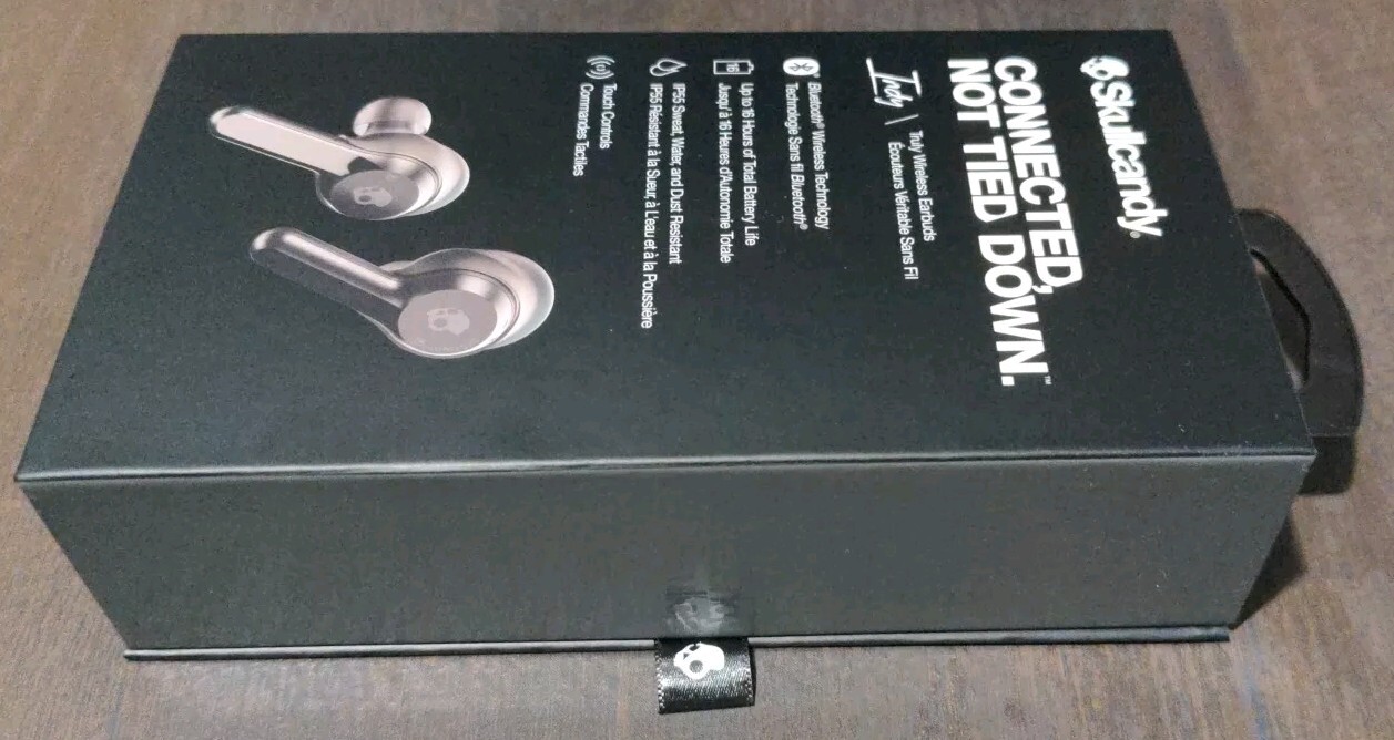 NEW Skullcandy S2SSW-M003 Indy In-Ear Wireless Headphones Earbuds Black IP55