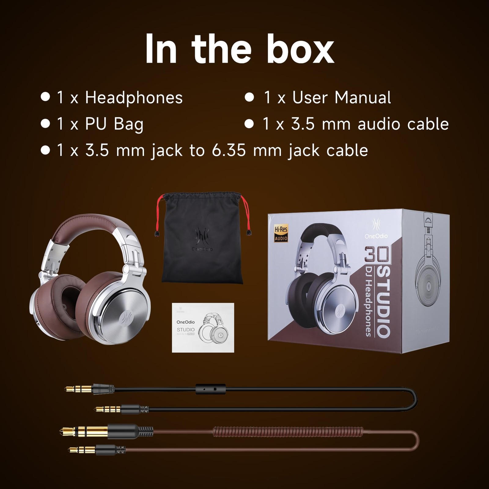Pro30 Over Ear Headphone, Wired Premium Stereo Sound Headsets with 50mm Drive…