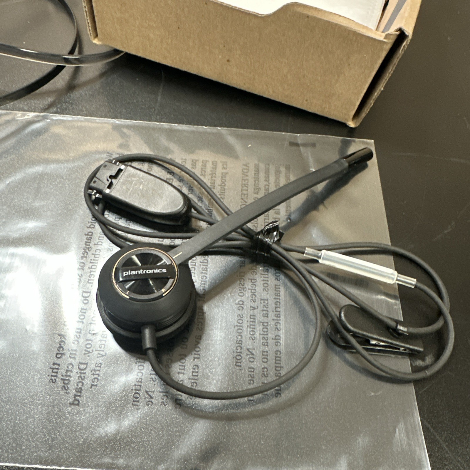 Poly EncorePro 540 with Quick Disconnect Convertible Digital Headset
