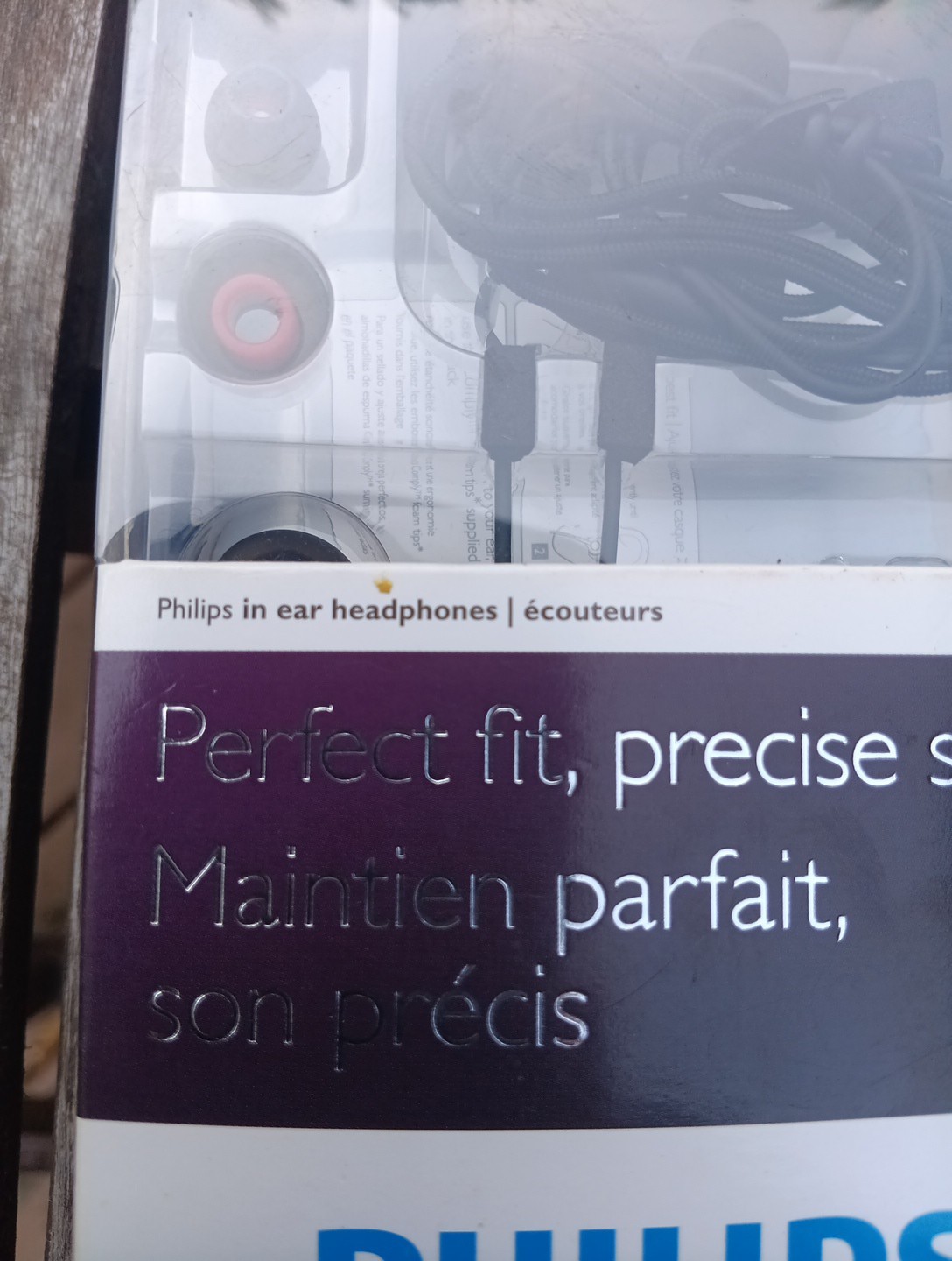 Philips In Ear Headphones Perfect Fit Precise Sound MP3