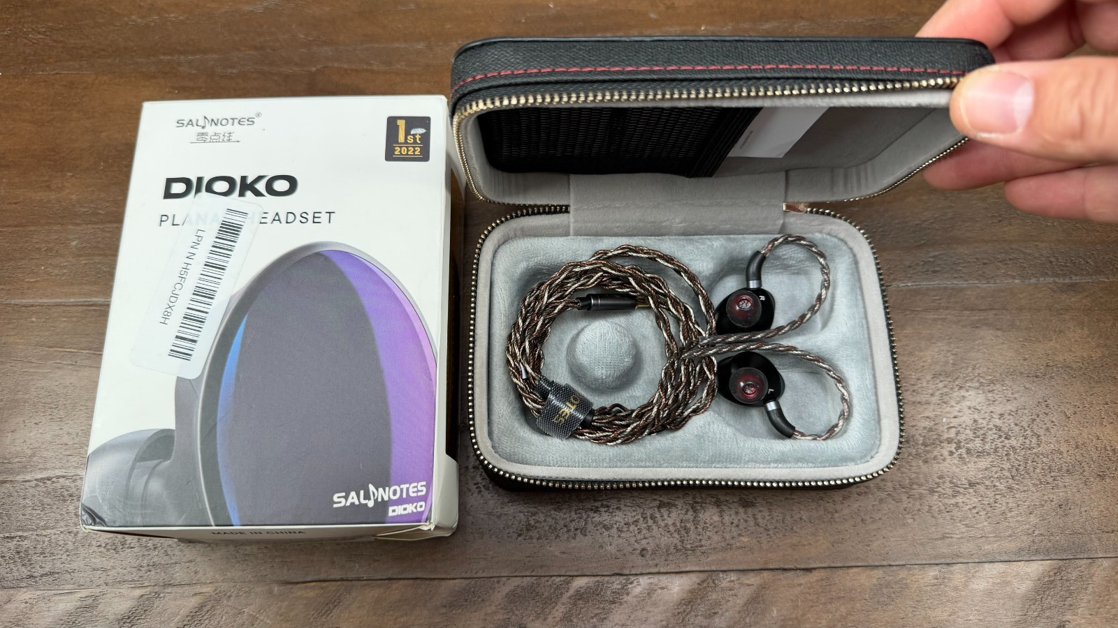 Crinacle SALNOTES 7Hz Dioko 14.6mm Planar Diaphragm Driver In Ear Earphone HiFi