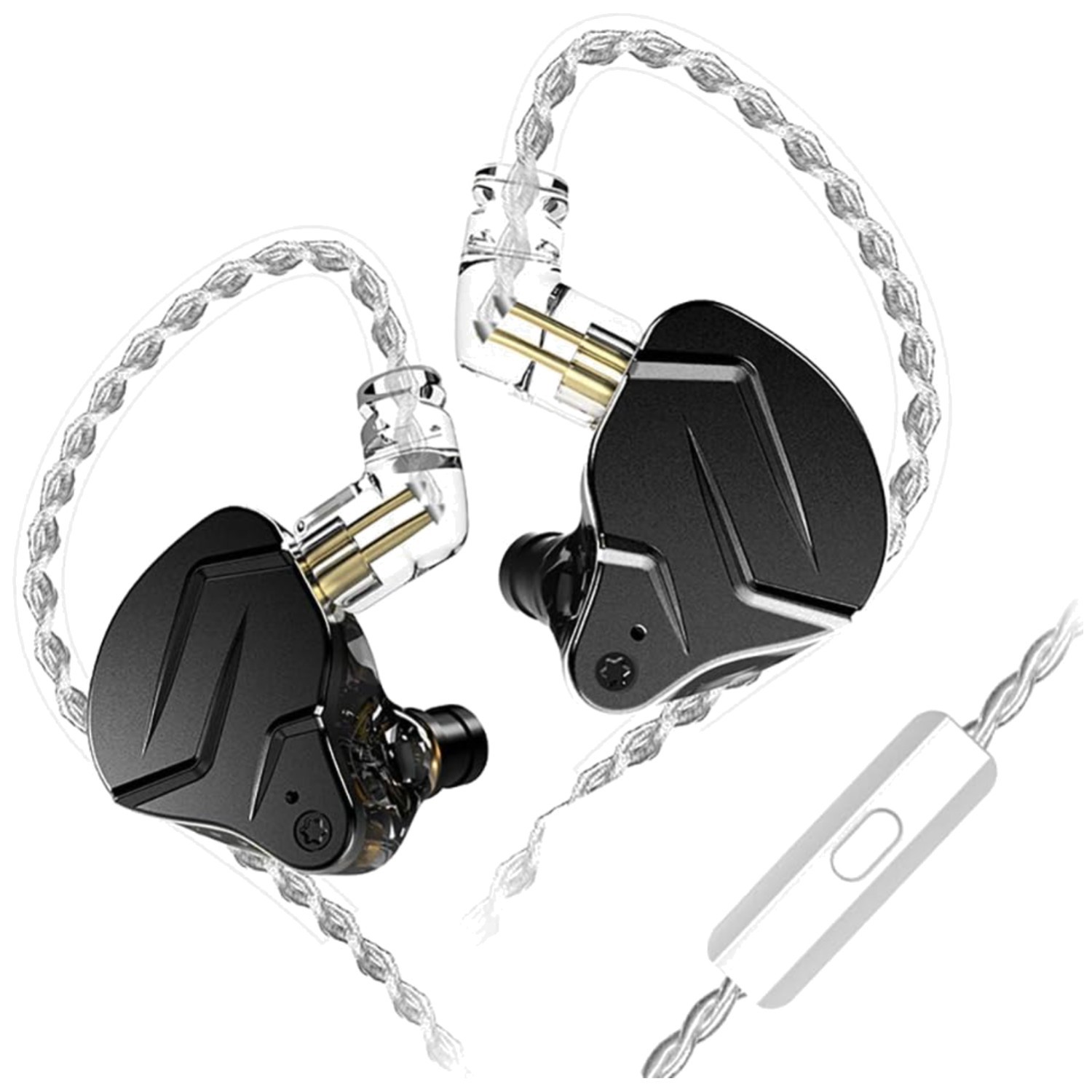 KZ ZSN PRO X Hybrid Earphones – HiFi Headset, Black