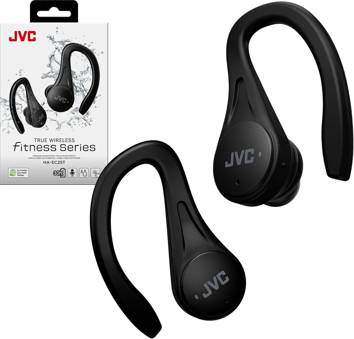 😍 JVC True Wireless Earbuds Fitness Series Bluetooth W Charging Case LOW PRICE