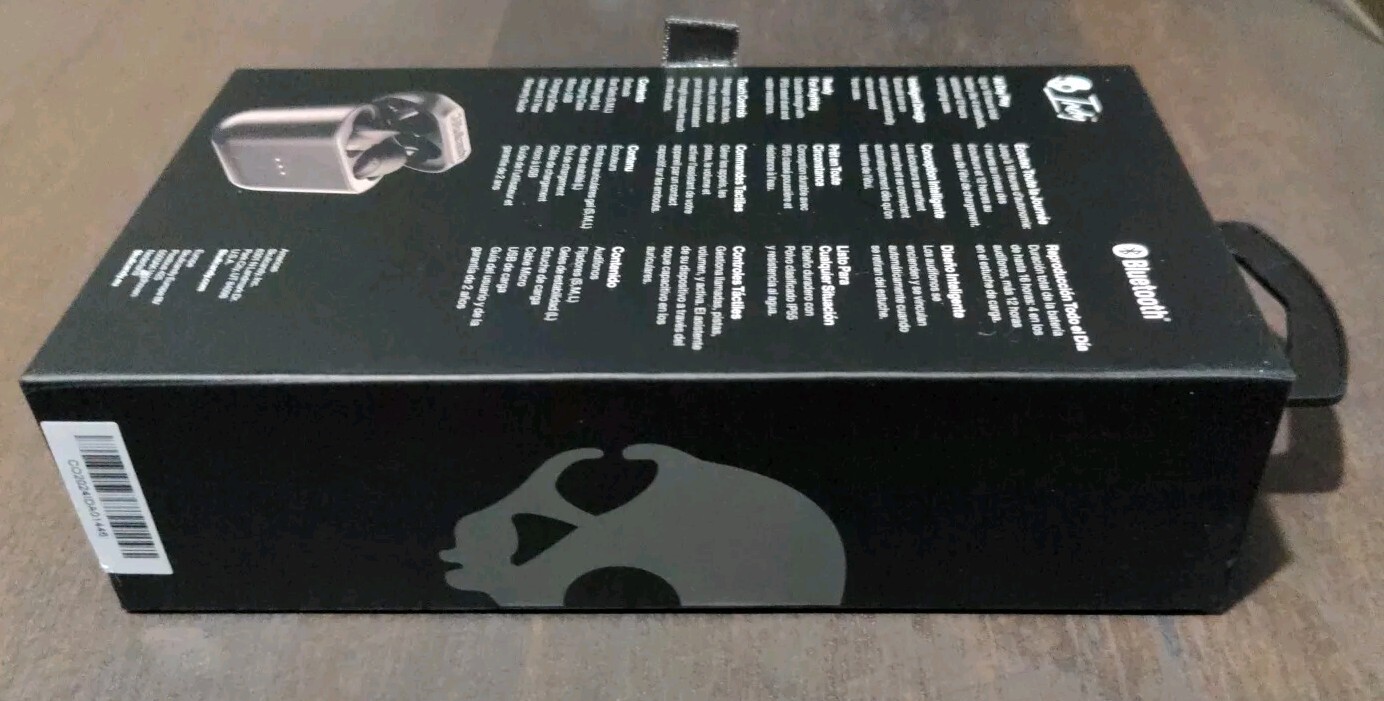 NEW Skullcandy S2SSW-M003 Indy In-Ear Wireless Headphones Earbuds Black IP55