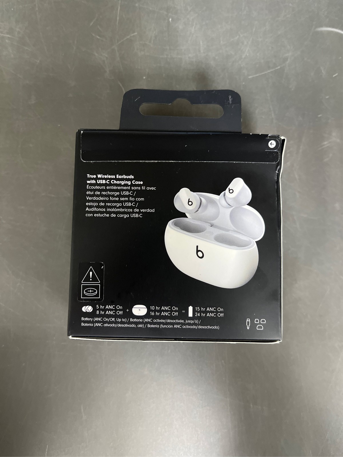 Beats by Dr. Dre ANC Bluetooth Water-Resistant Earbud Headphones Type, White 3