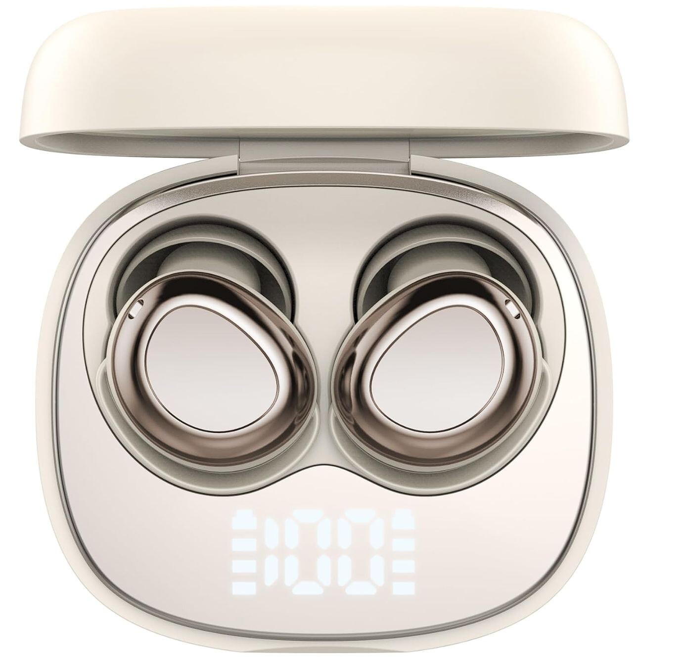 Hendari S29 Bluetooth 5.4 Wireless Earbuds, 45H Playtime, IPX7 Waterproof, Gold