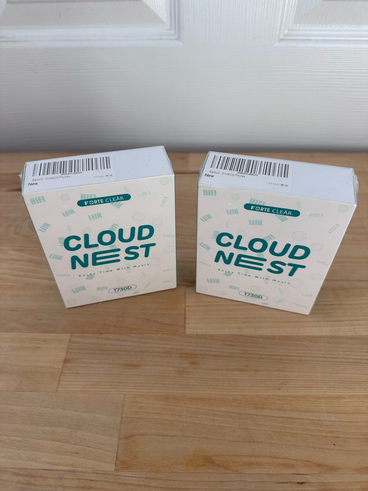 Cloud Nest FORTE CLEAR T730D Earbud (In Ear) Headphones White/Teal