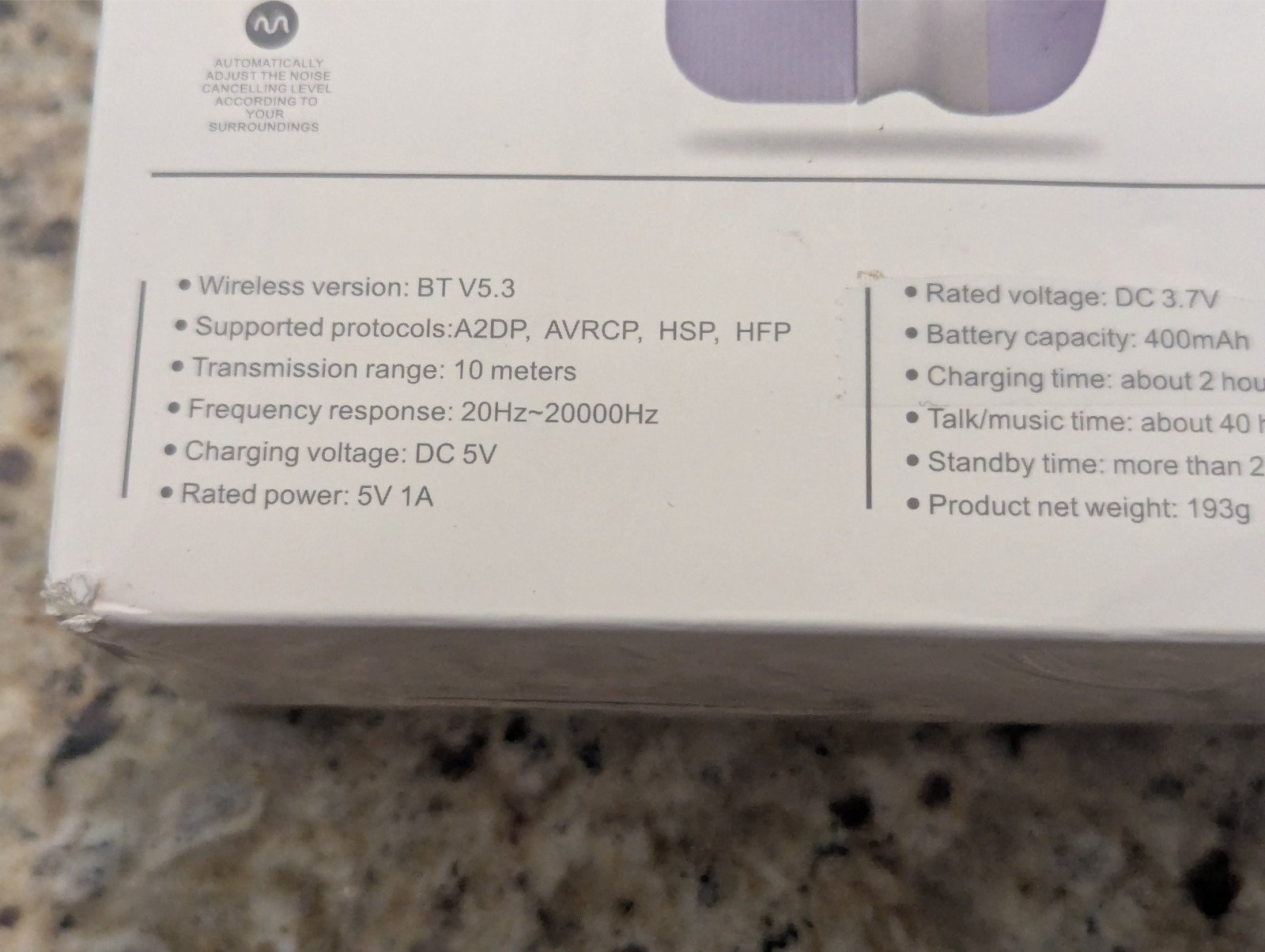 Wireless Stereo Headphones Over Ear 40hrs SY-BT1632 Purple