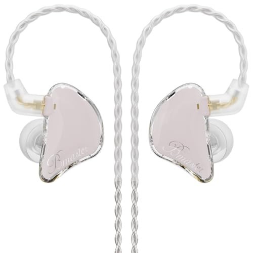 Triple Driver In-Ear Monitor Headphones, HiFi Stereo Earbuds with Powerful Bass,
