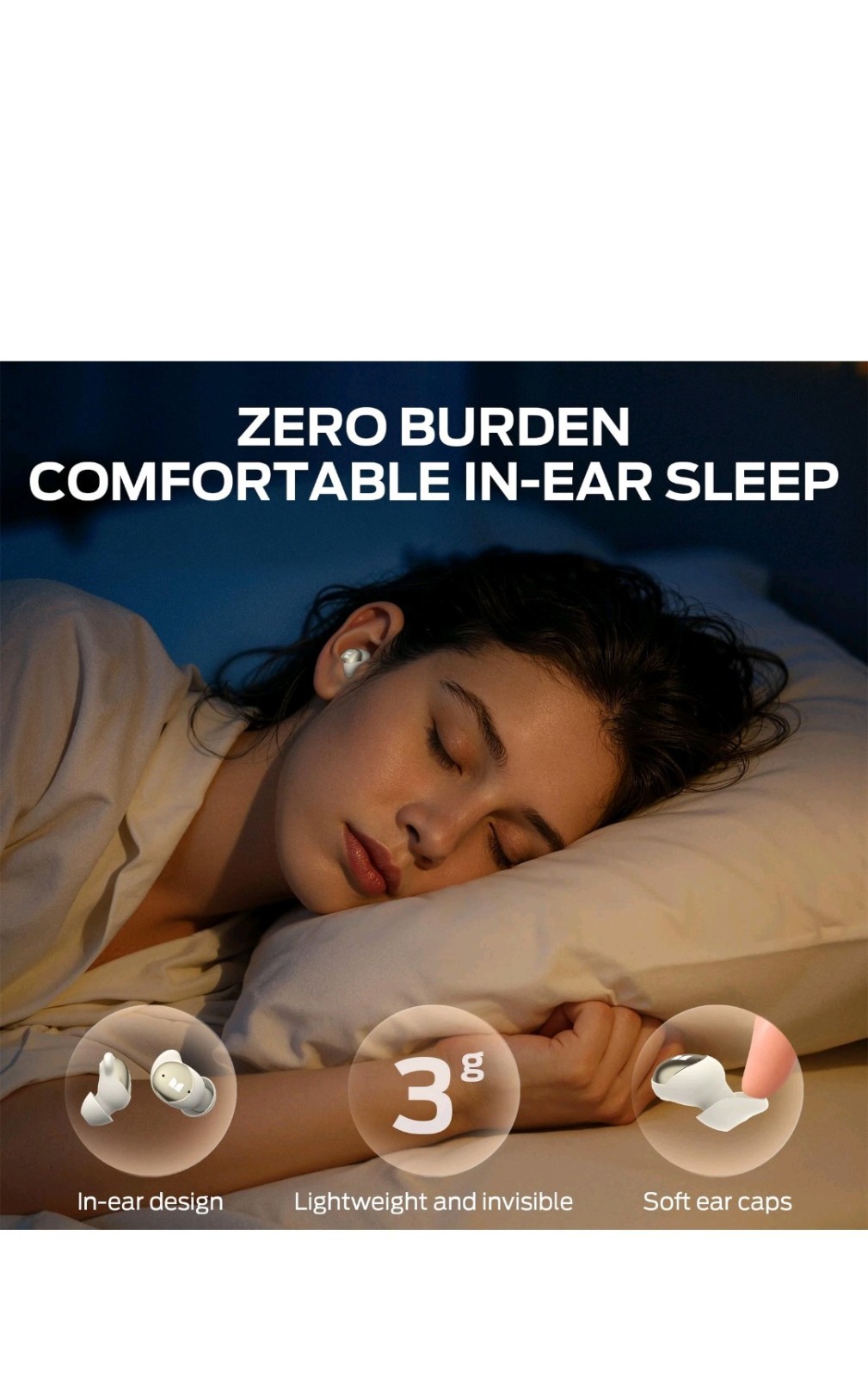 Monster Sleep Ear200 Wireless in-Ear Headphones Bluetooth 6.0 “GOLD & TAN”