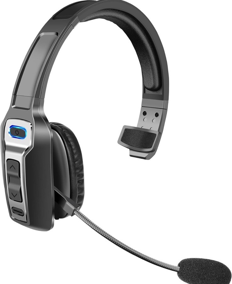Trucker Bluetooth Headset, V5.2 Wireless Headset with Upgraded Microphone AI …