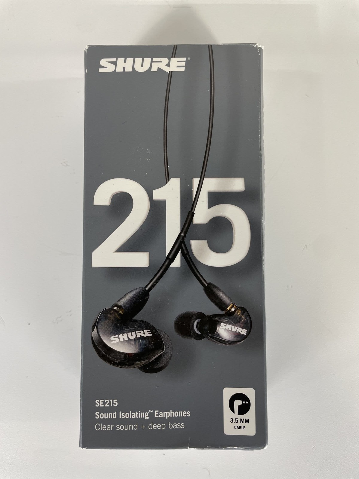 Open Box Shure SE215 Single Driver In-Ear Monitors, Black