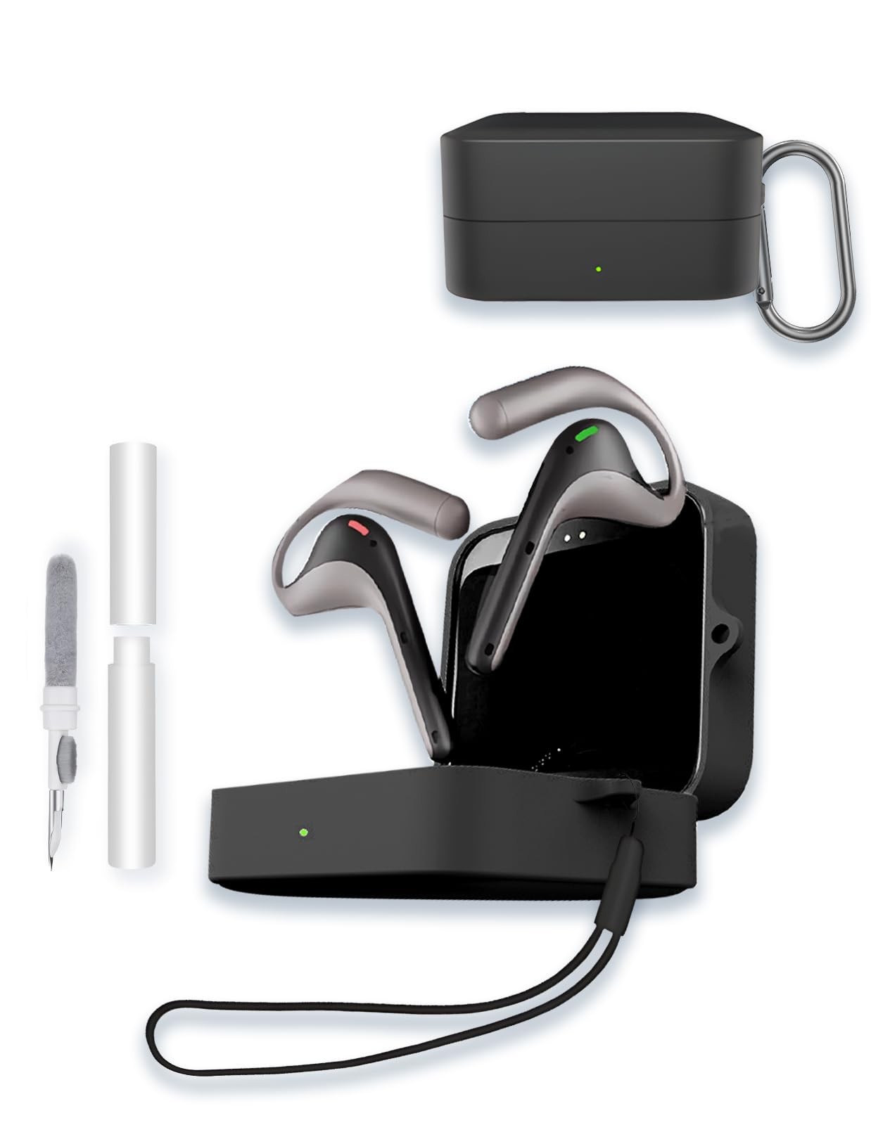 WUNIAK Timekettle W4 Pro Case Black Cleaner Kit