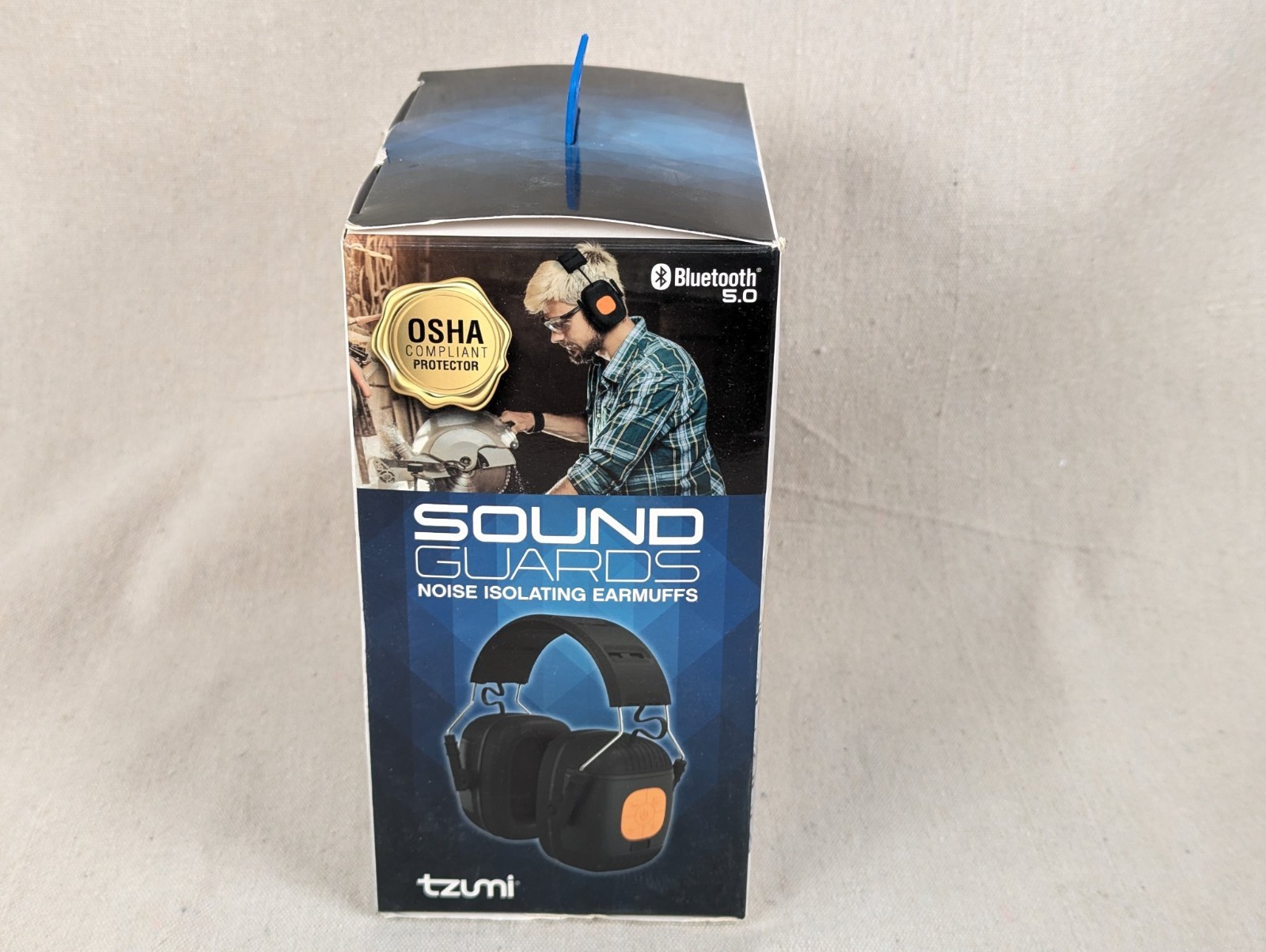 Tzumi Sound Guards Bluetooth Noise Isolating Earmuffs Model 8445 NRR 23dB USB-C