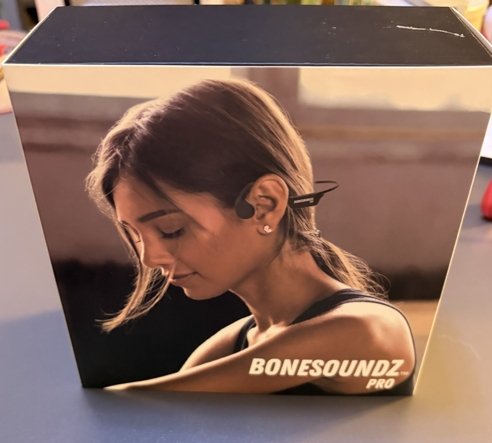 Bonesoundz Pro Bone Conduction Headphones Pink Waterproof Bluetooth Open Box