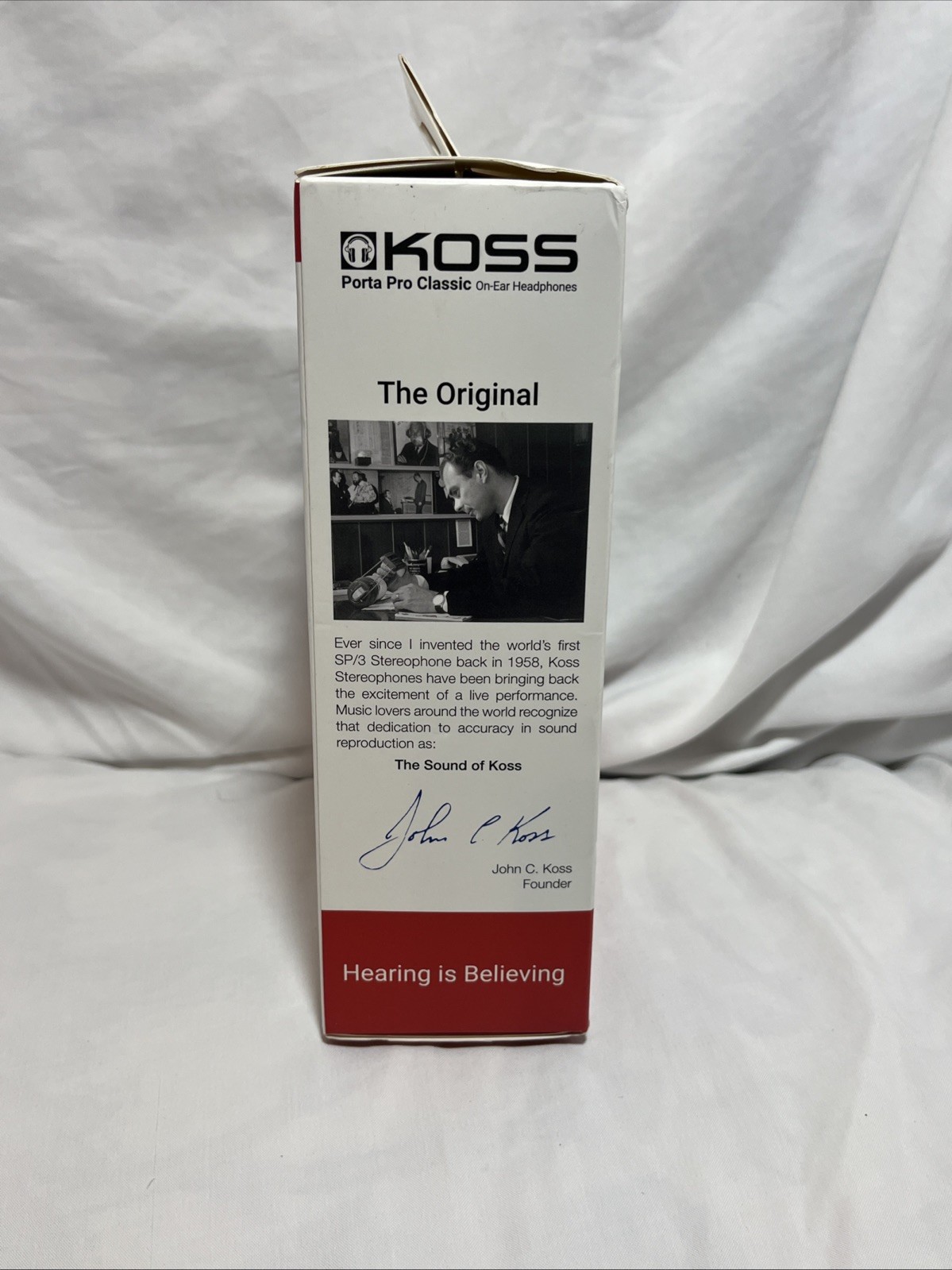 New Koss Porta Pro Classic On-Ear Headphones, Retro Style, 3.5mm Wired Plug