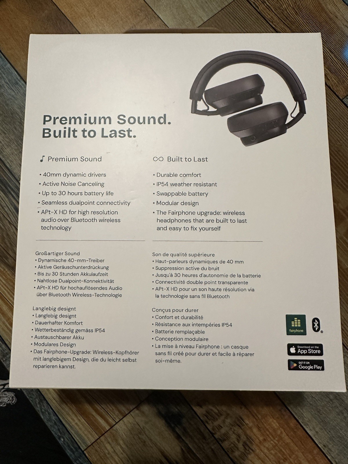 Fairbuds XL by fairphone Wireless Bluetooth Headphones – Black US Seller New!