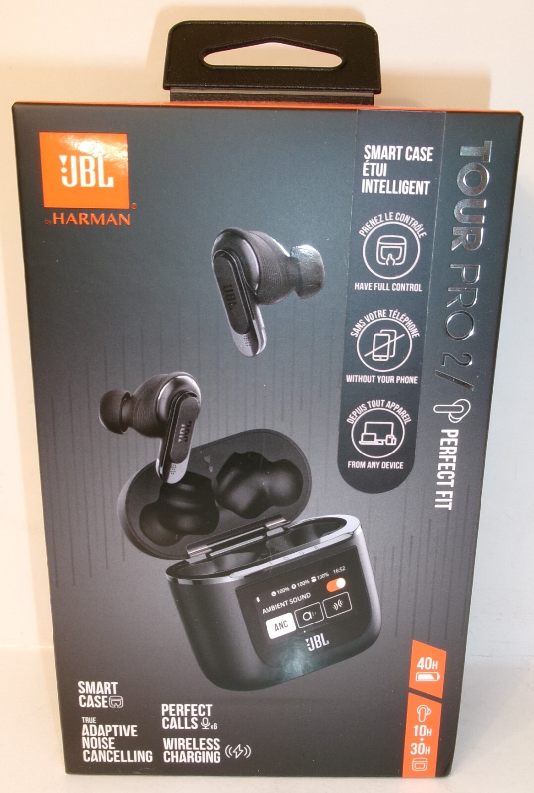 BRAND NEW BLACK JBL TOUR PRO 2 True Wireless Bluetooth Noise-cancelling Earbuds