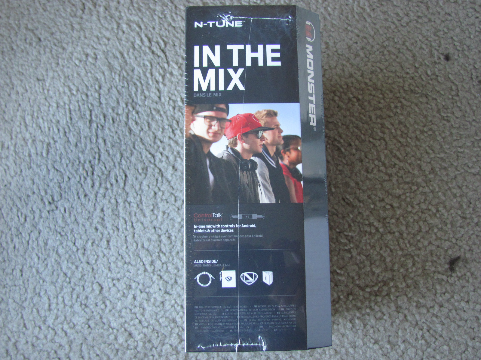 Brand New Monster N-Tune High Performance On-Ear Headphones Cobalt Blue (128452)