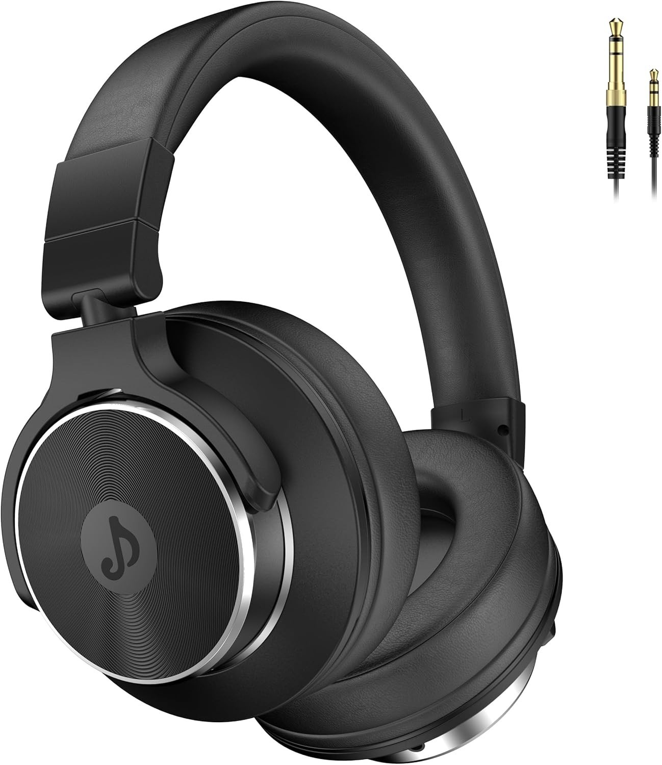 Lightweight Over-Ear Headphones with Detachable Cables – Perfect for Recording