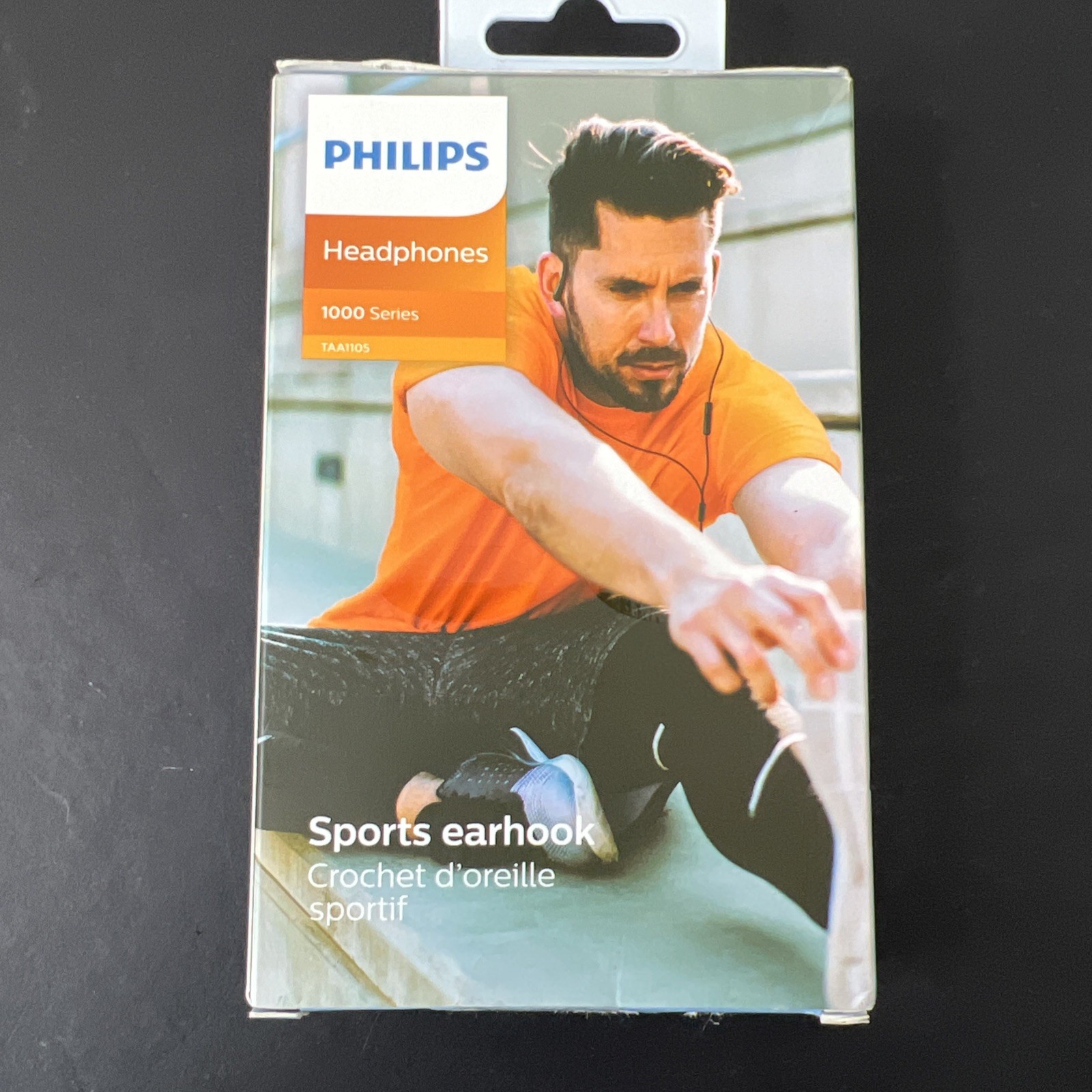 Philips TAA1105 Sports Wired Earbuds For Phone w/Ear Hook and mic Headphones