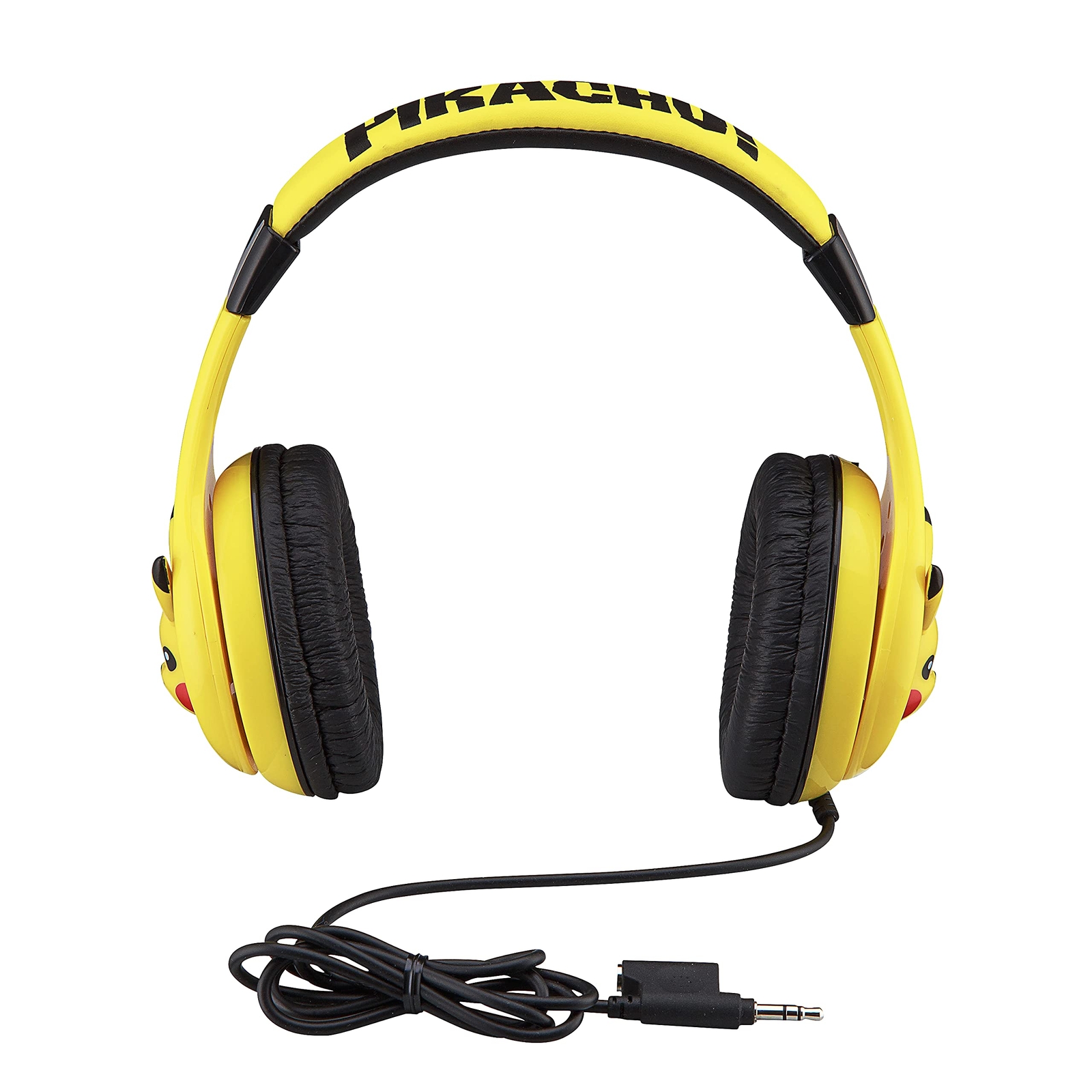 Pikachu Kids Headphones with Volume Control Adjustable Fit for School and Travel