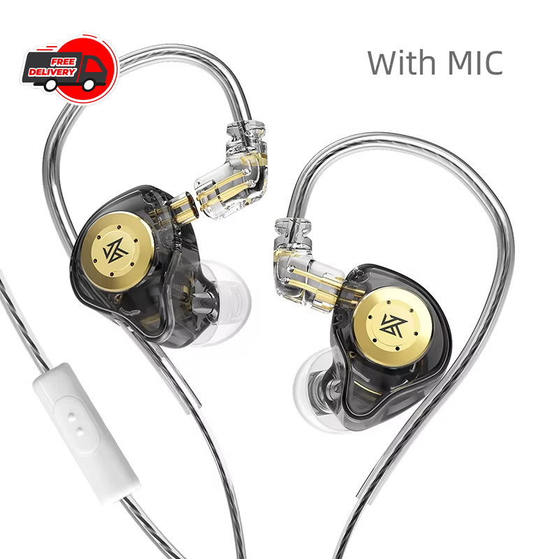 KZ EDX Pro Wired Earphones In Ear Monitor HiFi Bass Stereo Noise Cancel Headset