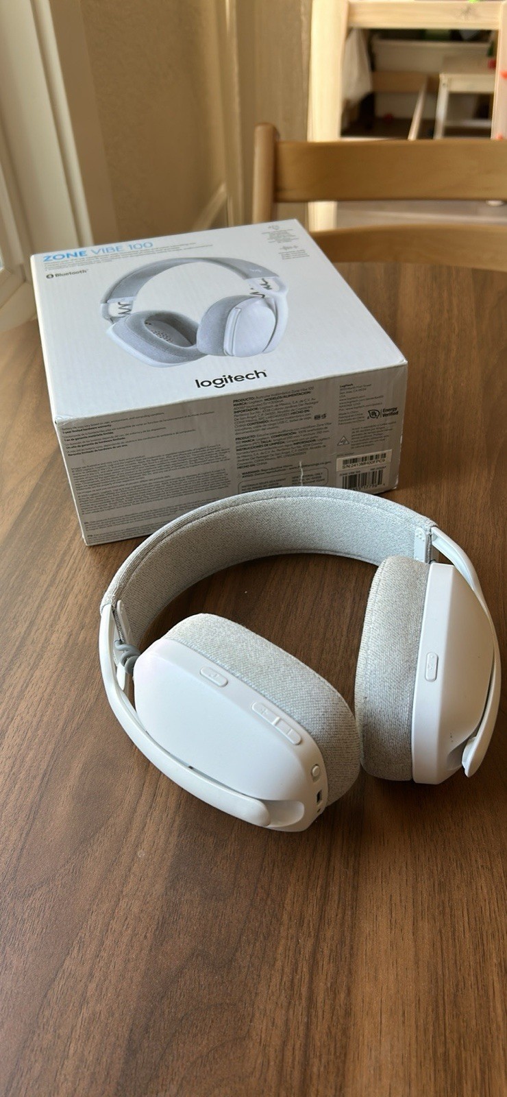Logitech Zone Vibe 100 Wireless Bluetooth Over-Ear Headset