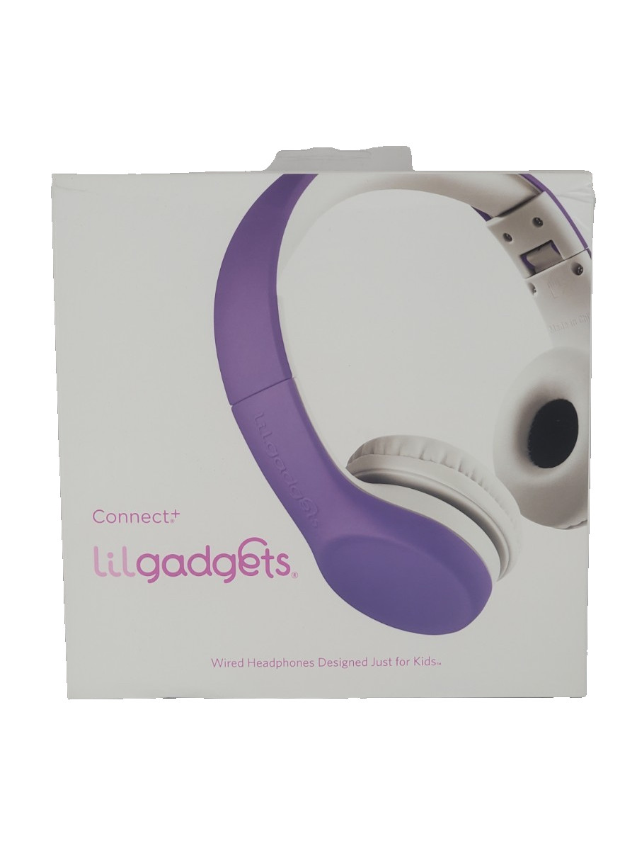 LilGadgets Connect+ Wired Headphones w/Microphone, Vol Limiting, Noise Reduction