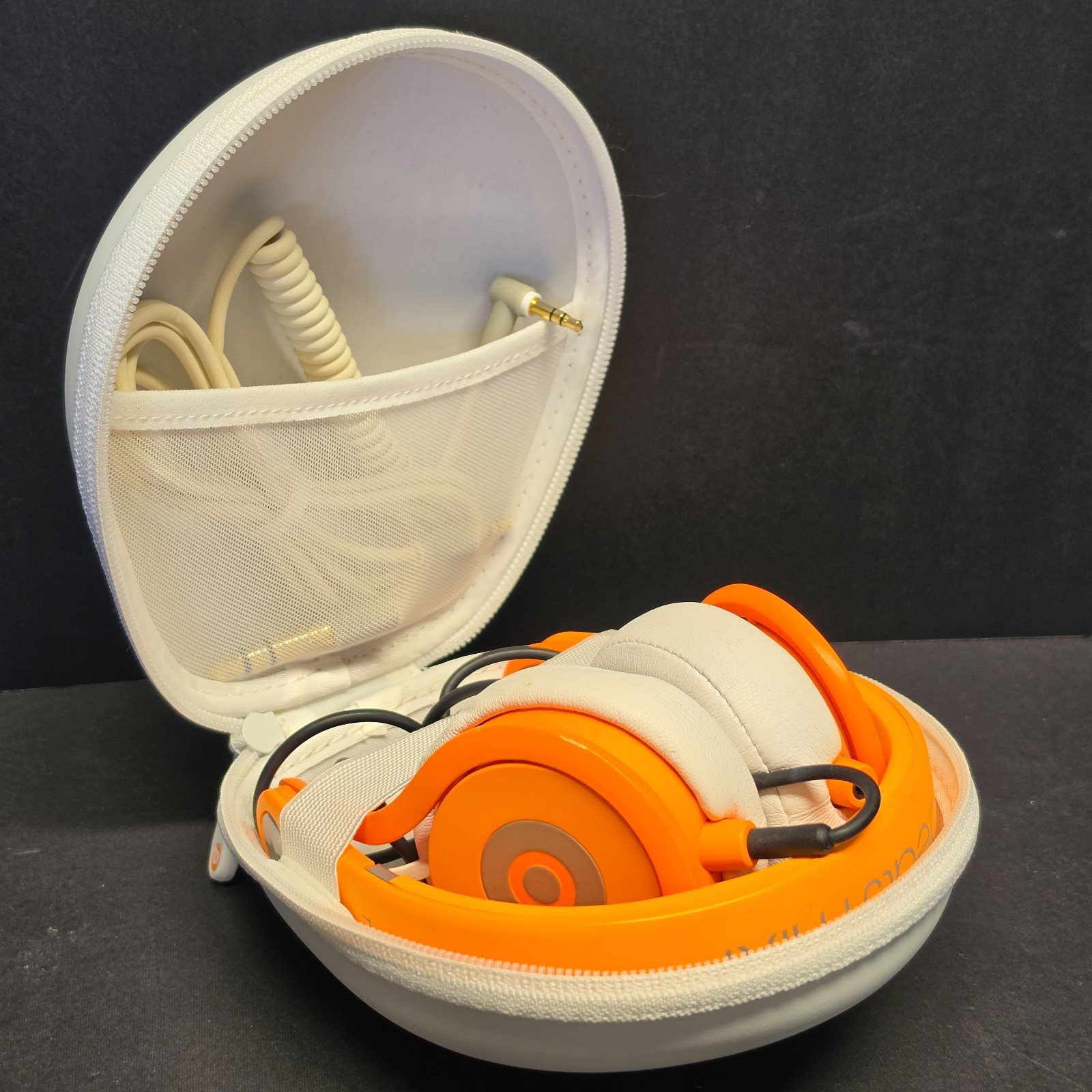 Beats Mixr Wired On-Ear DJ Headphones Neon Orange David Guetta Edition