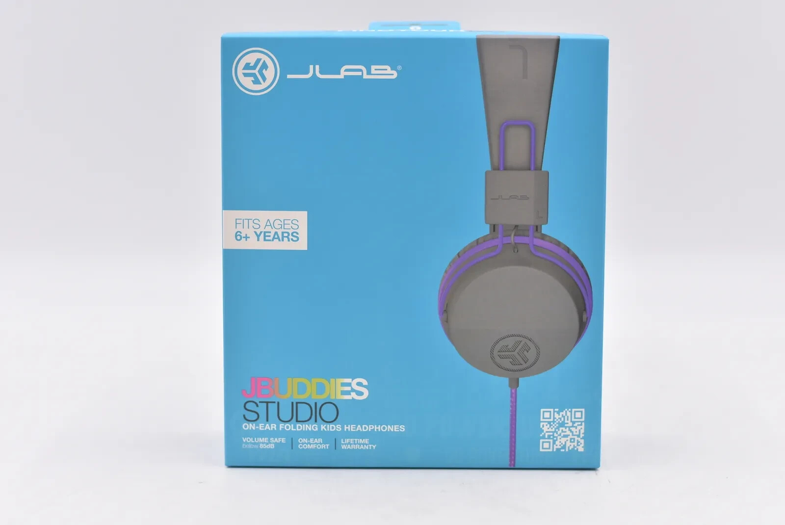 JLab JBuddies Studio On-Ear Folding Kids’ Headphones – Purple