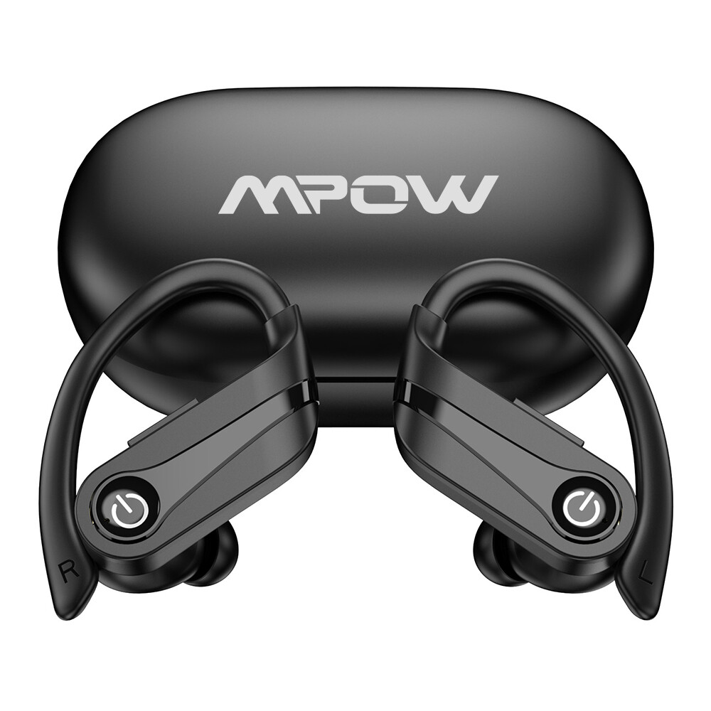 Mpow Waterproof Bluetooth 5.3 Earbuds Stereo Sport Wireless Headphones with Hook