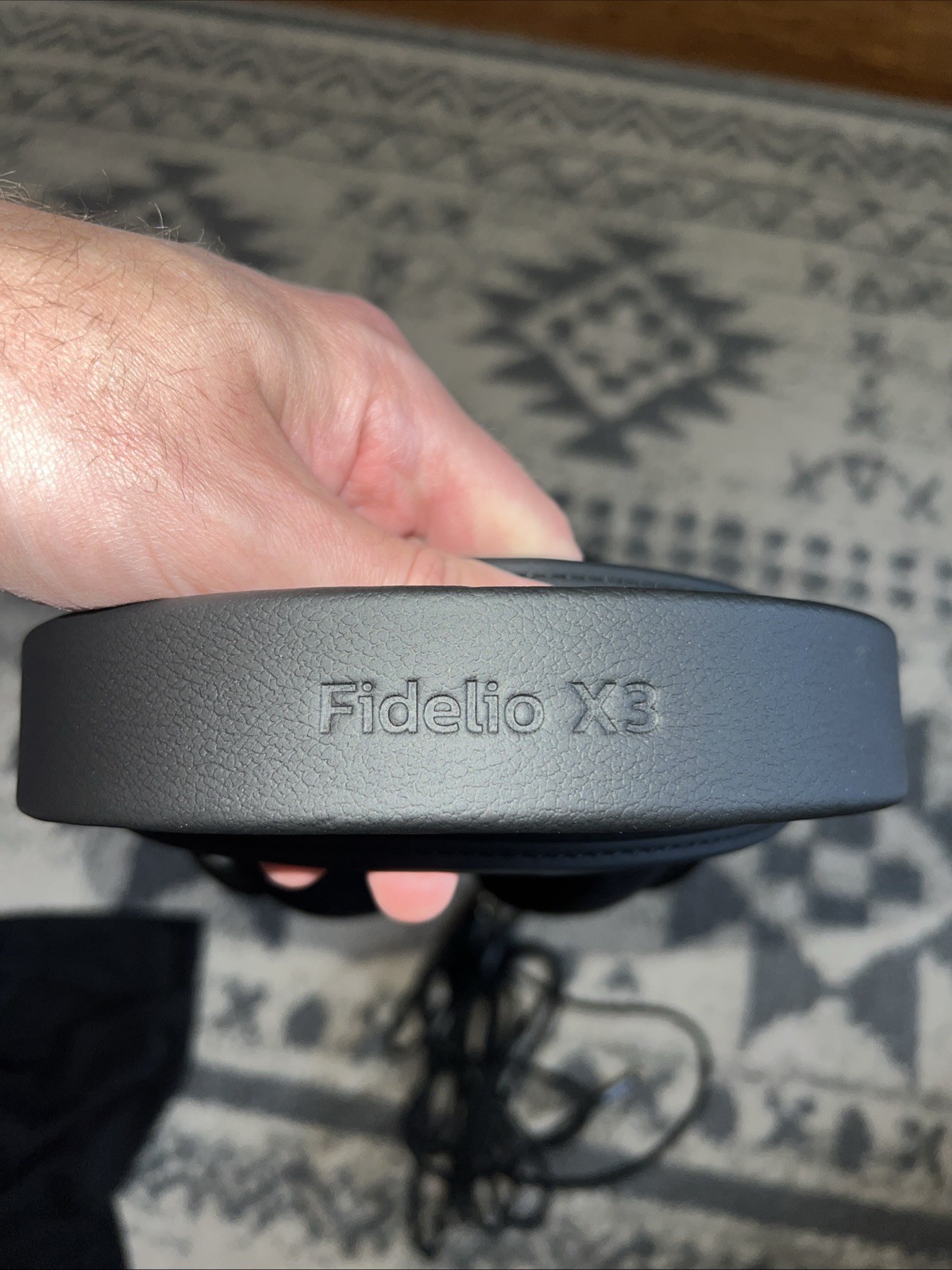 Philips Fidelio X3 Wired Headphones Black Over The Ear Noise Cancelling New