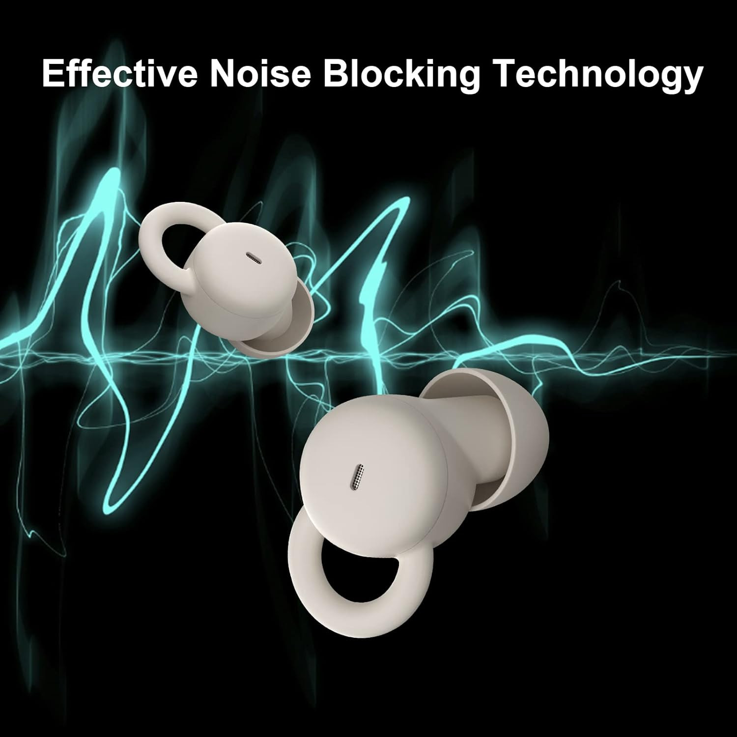 Smallest Invisible Sleep Earbuds Comfortable Noise Blocking Wireless Headphones
