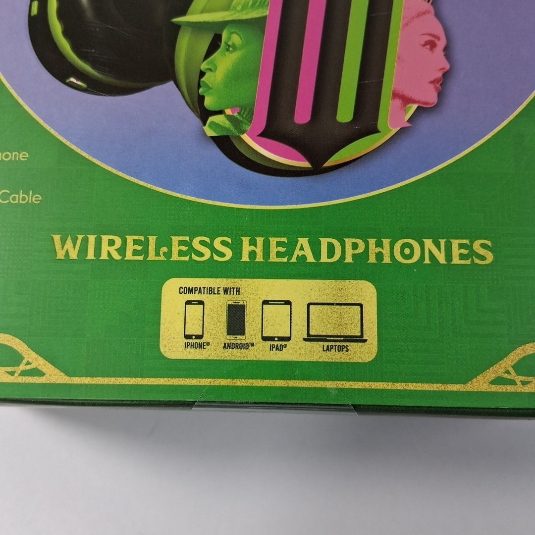 Wicked Wireless Headphones With Built-In Mic For Music Movies Gaming Disney
