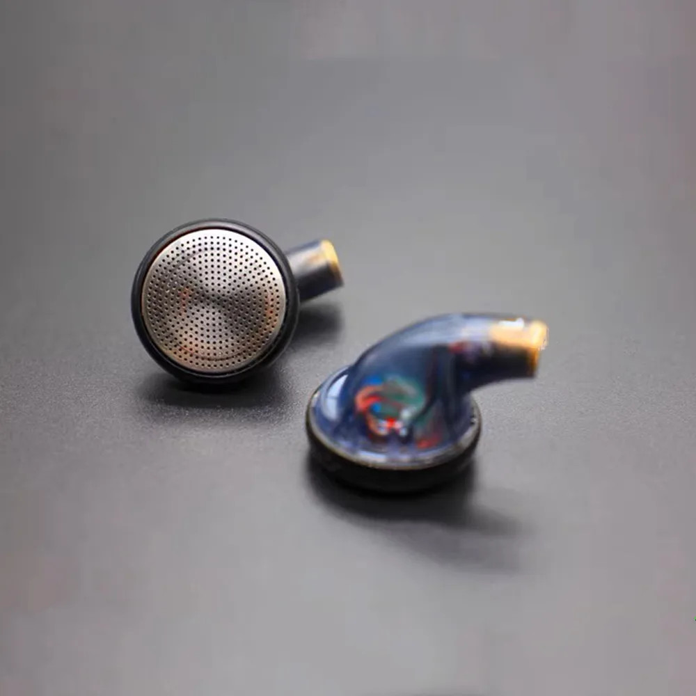 FENGRU JZ32 Flat Head Earbuds Beryllium/LCP/PET Driver 300Ω DIY In-Ear