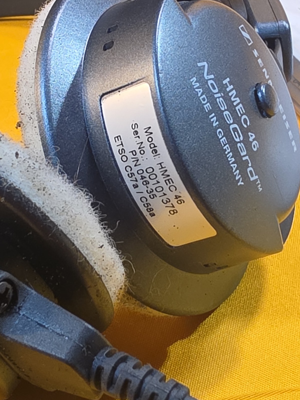 Sennheiser HMEC 46 Headset with Active Noise Reduction (ANR) – Working w/Dual GA