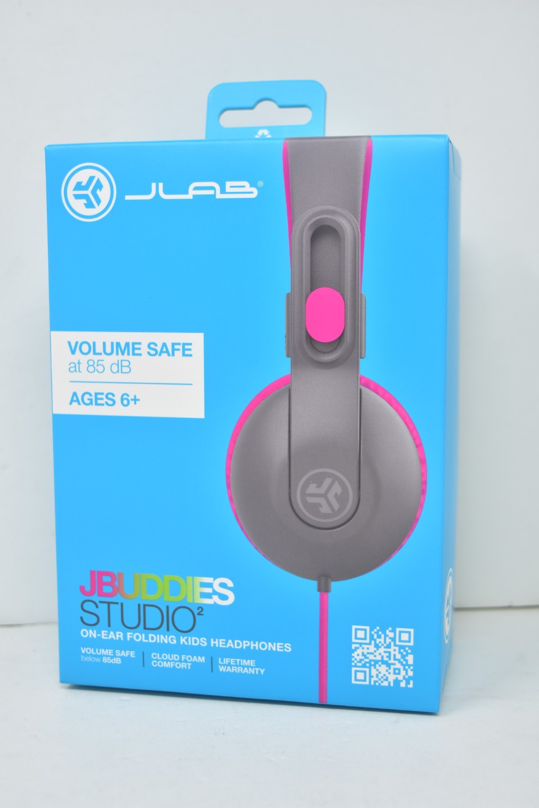 JLab JBuddies Studio 2 Kids On-Ear On-Ear Kids Wired Headphones w/ Mic – NEW !!!