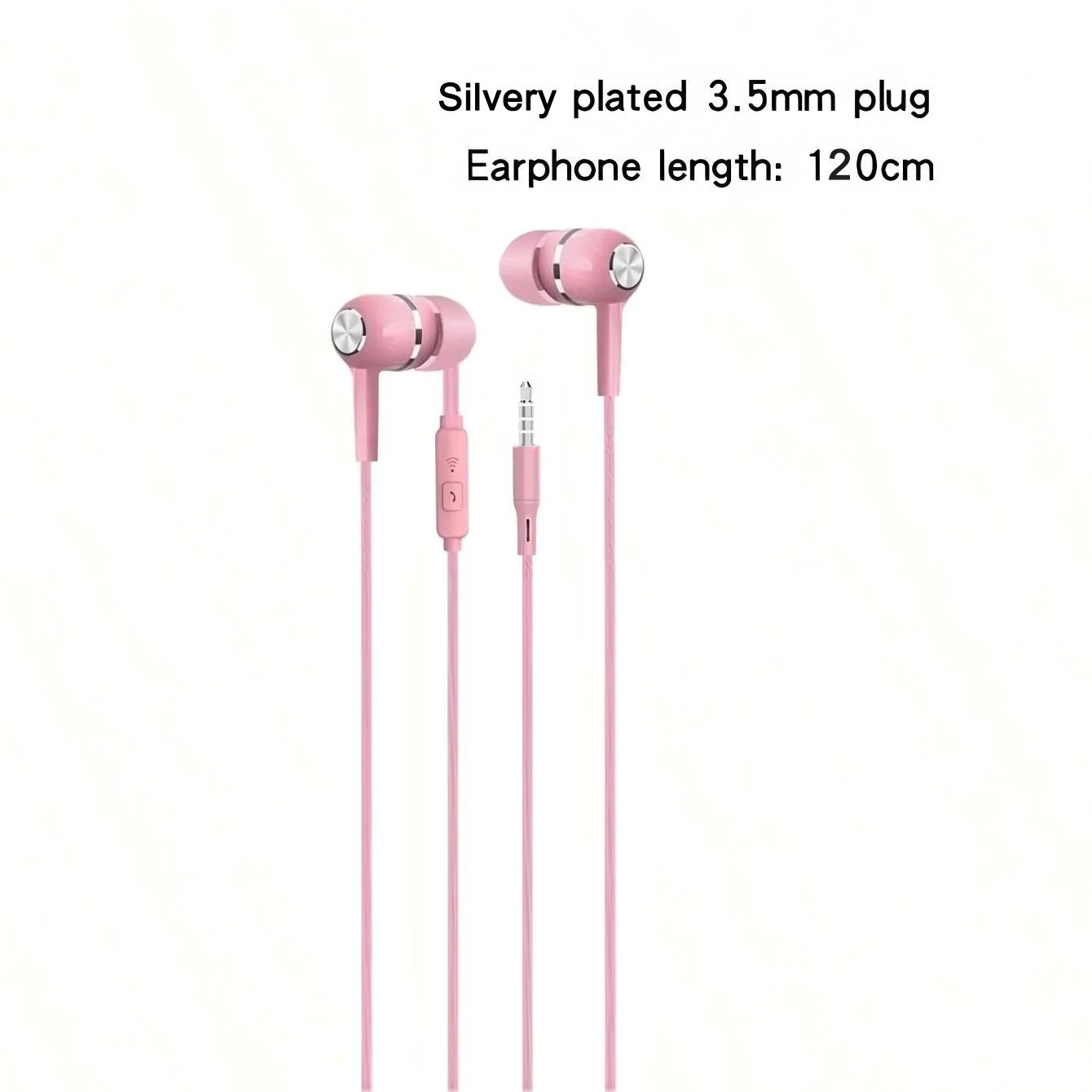1-8PCS 3.5mm Wired Headphones Earbuds With Mic Bass Stereo In Ear Earphones