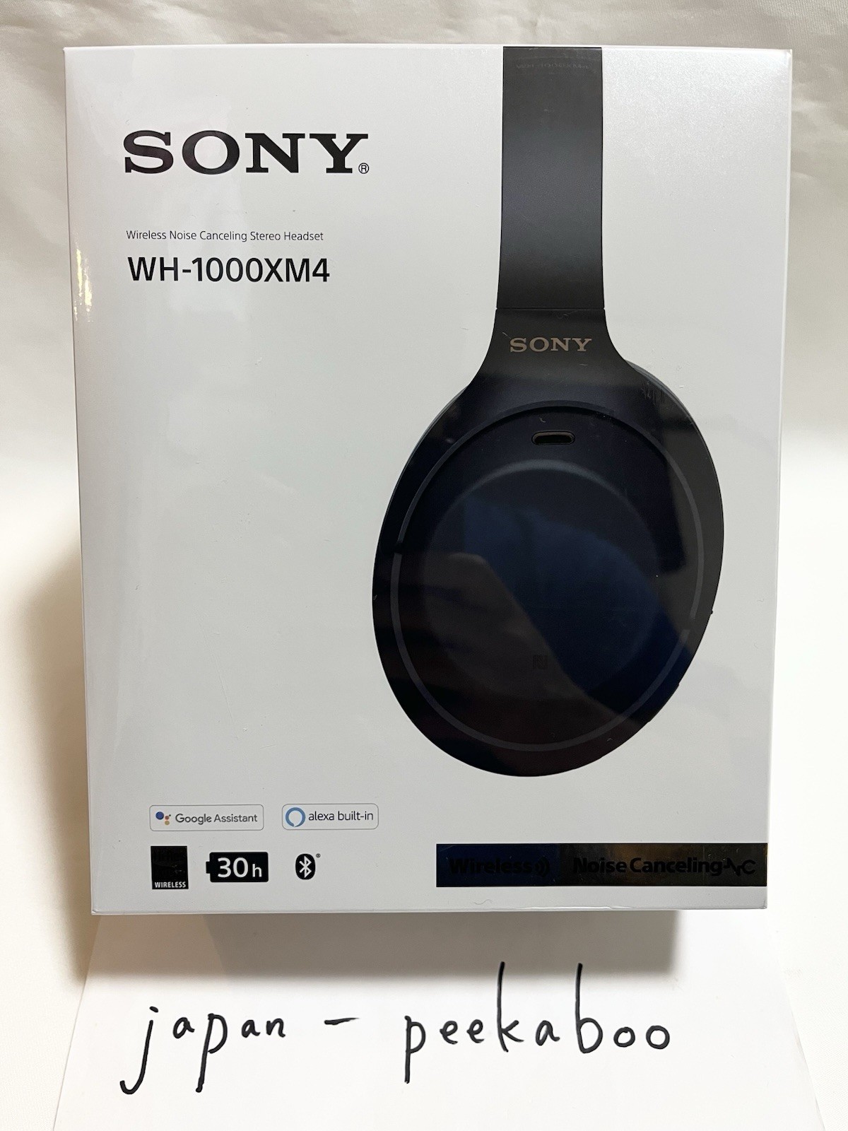 Sony WH-1000XM4 Wireless Noise Canceling Headphones Bluetooth Alexa Black New
