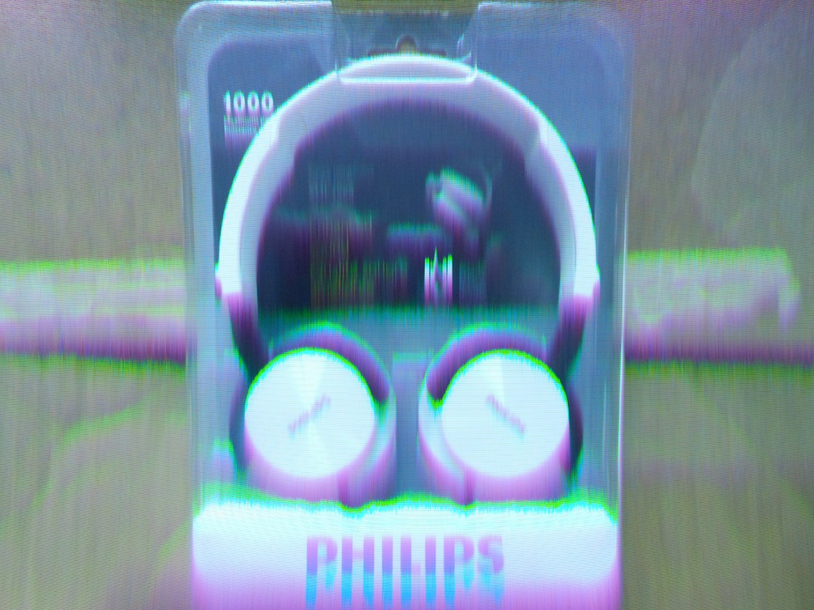 New Philips SHL3000 Stereo Headphones Enhanced Sound 1000 mW Maximum Power White