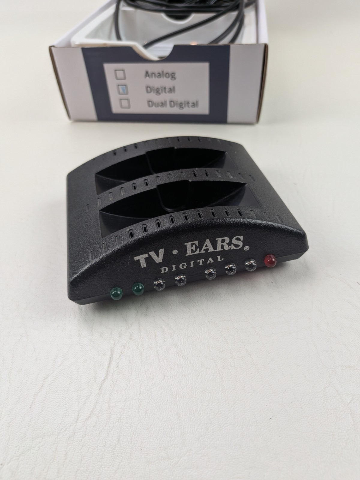 TV Ears Charger Base Power Supply & Audio Cable Model 20301