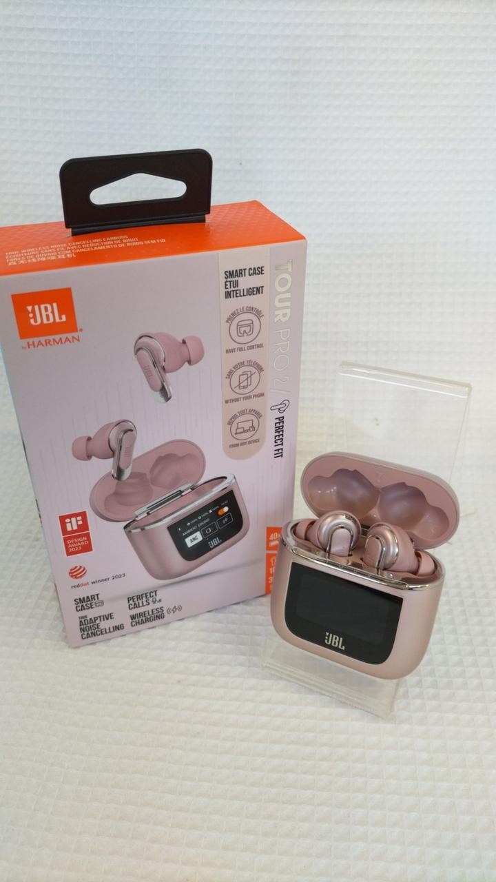 JBL TourPro2 Bluetooth Earbuds 100dB 20Hz-20kHz Accessories Included
