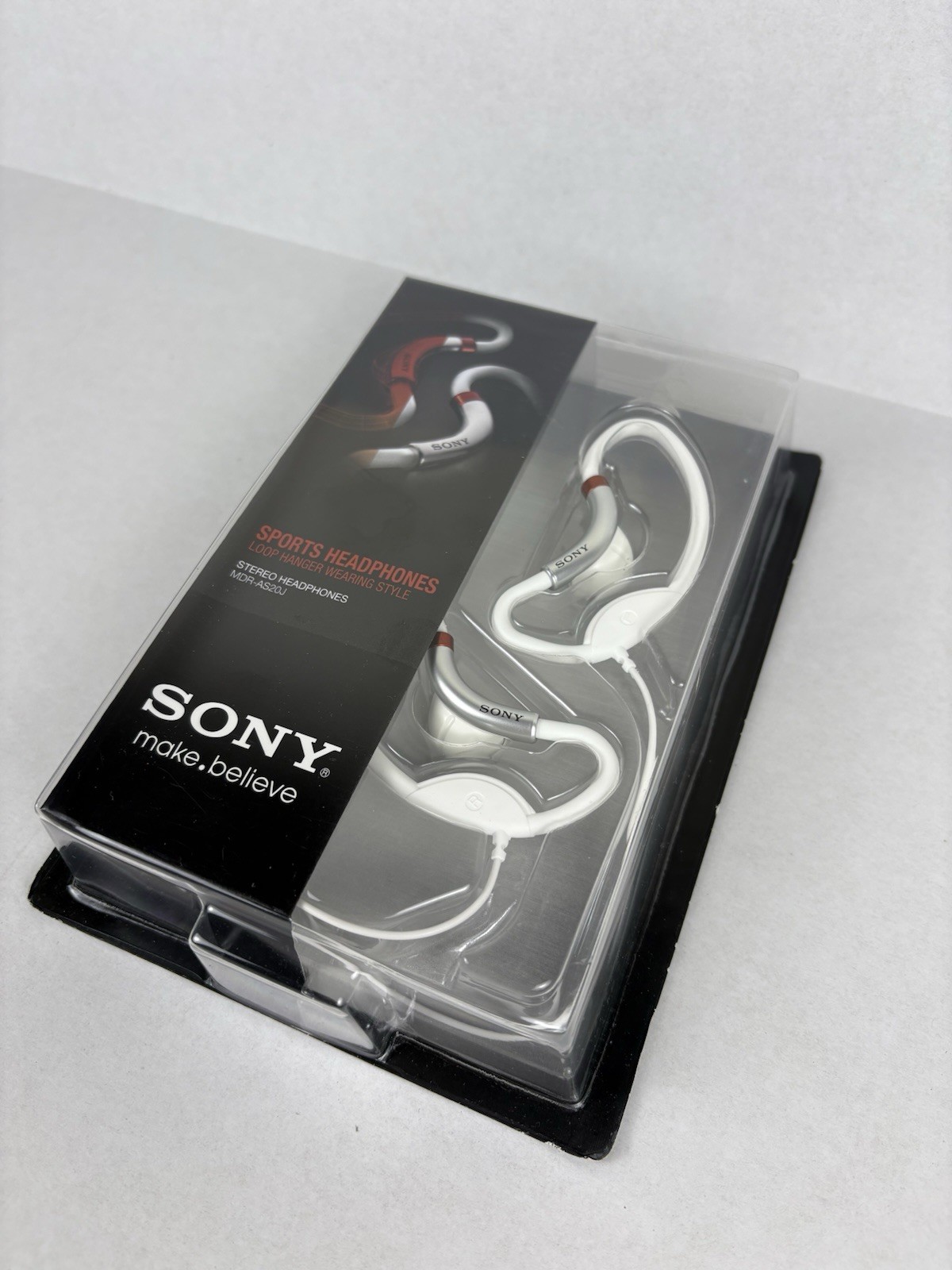 Sony MDR-AS20J Sports Loop Hanger Headphones NEW