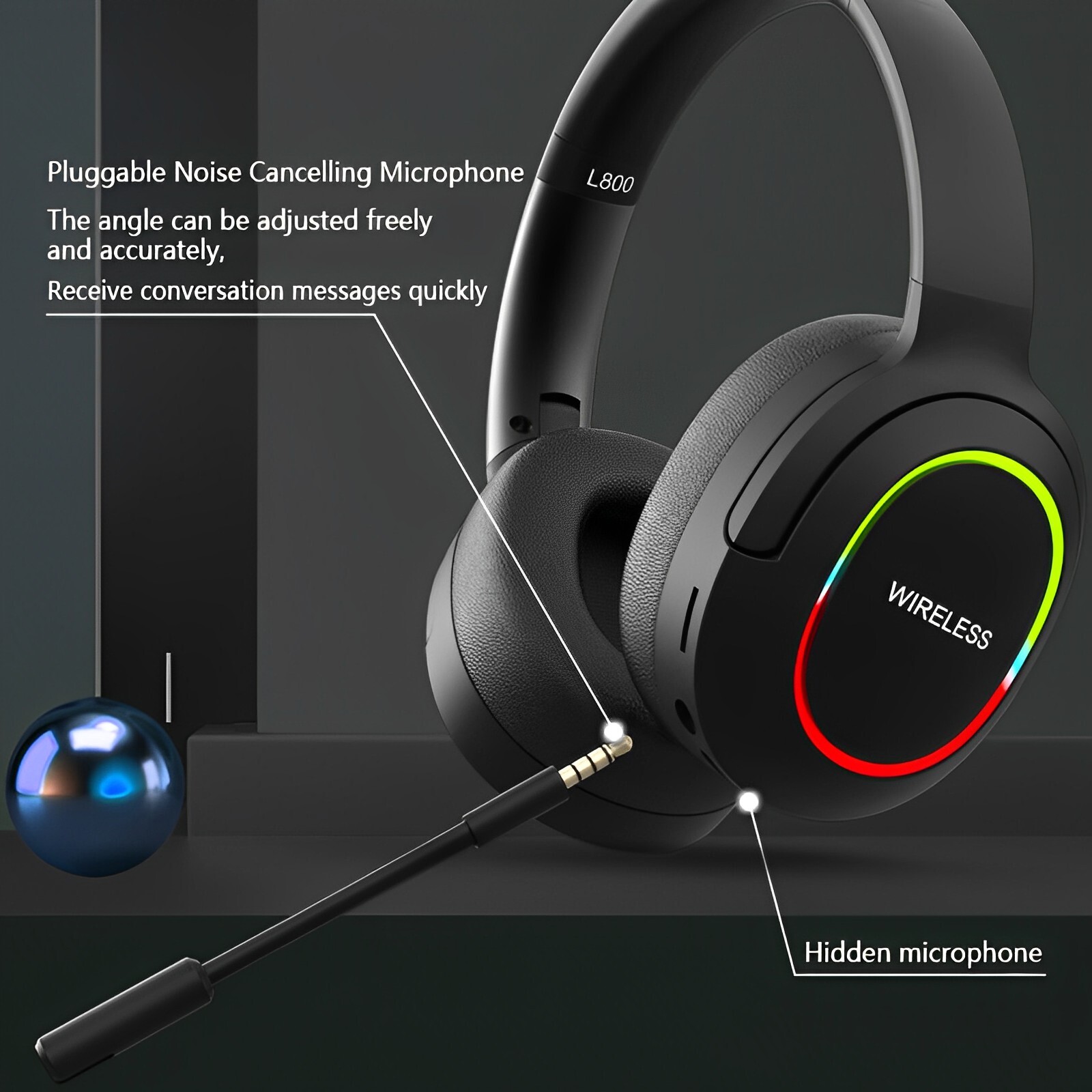 Wireless Bluetooth Over Ear Headphones Stereo For Galaxy S20 Plus Ultra S20 FE