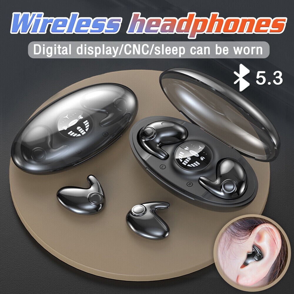 Mini Earbuds Sleep Headset Invisible Wireless Earbuds TWS Earphone Bluetooth 5.3
